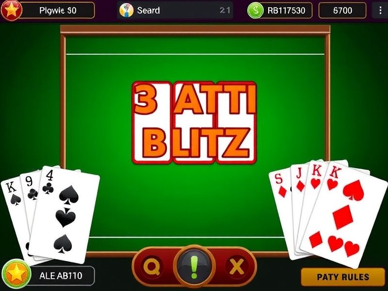Your ultimate guide to 3 Patti Blitz, a popular Indian gambling card game. Learn rules, strategies, and discover the best platforms to play online.